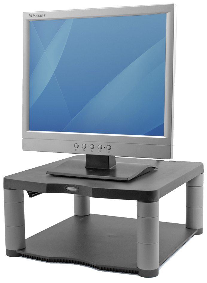 Fellowes Monitorständer Premium, platin