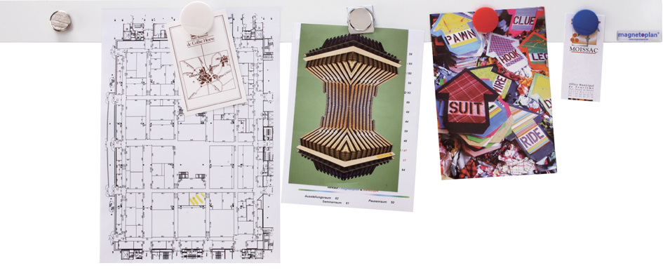 magnetoplan Magnet-Leiste, mit 4 Magneten