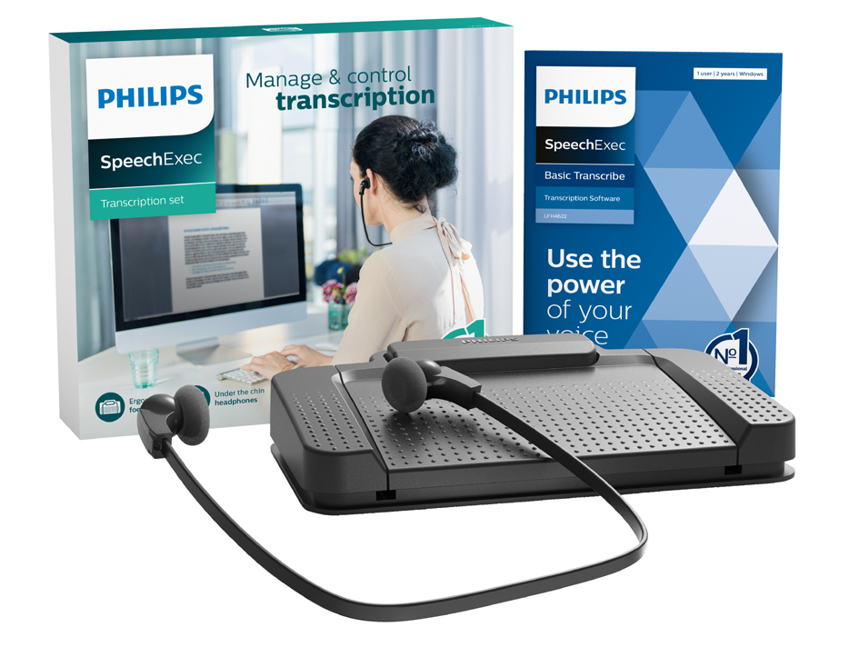 PHILIPS digitales Wiedergabe-/ Transkriptions-Set LFH7177