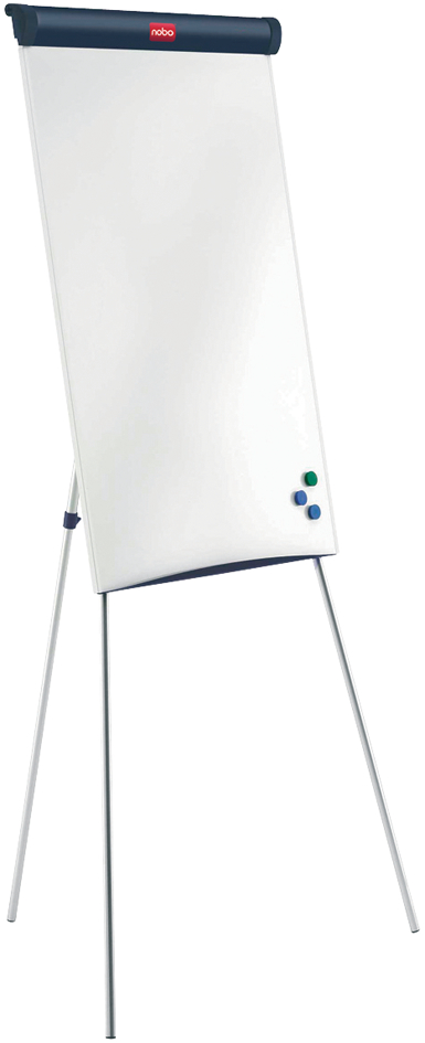 nobo Flipchart Barracuda, magnethaftend, silber/blau