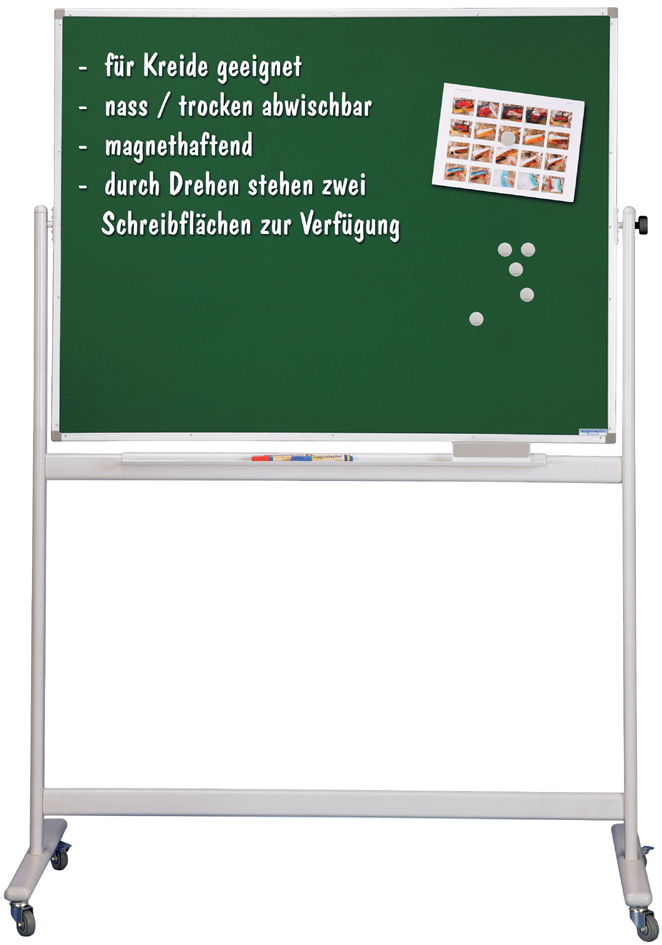 magnetoplan Kreidetafel SP mobil, (B)2.000 x (H)1.000 mm