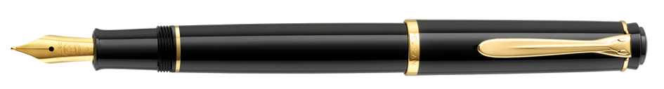 Pelikan Füllhalter P 200, schwarz, Federbreite: F