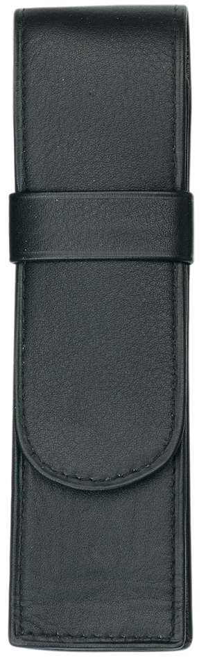 Alassio Schreibgeräte-Etui, für 2 Schreibgeräte, schwarz