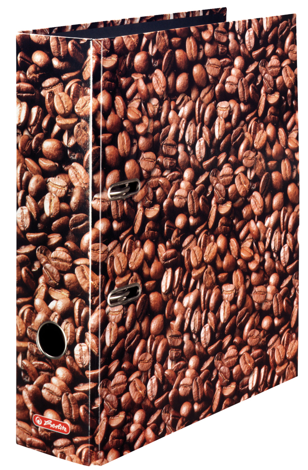 herlitz Motivordner maX.file Kaffee, A4, Rückenbr: 80 mm