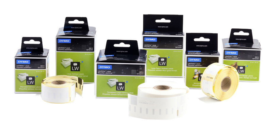 DYMO LabelWriter-Adress-Etiketten, 89 x 28 mm, farbig