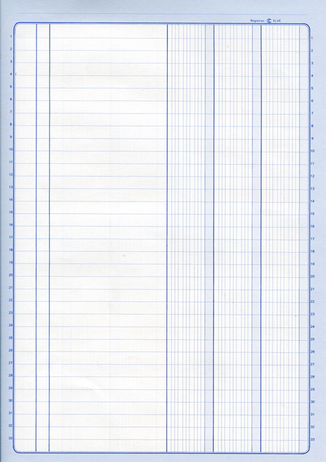 ELVE französisches Formularbuch ´Piqure´, 310 x 210 mm