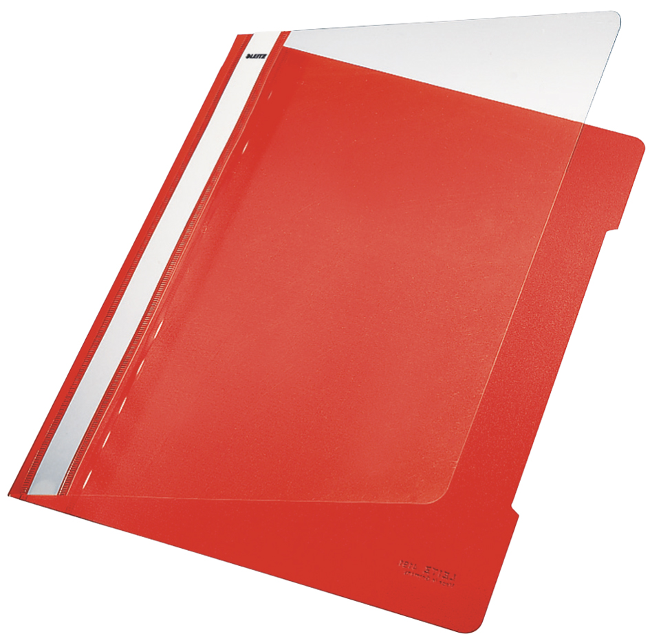 LEITZ Schnellhefter Standard, DIN A4, PVC, rot