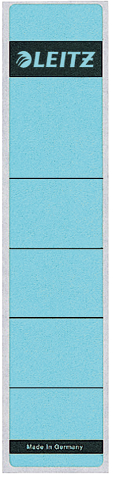 LEITZ Ordnerrücken-Etikett, 39 x 192 mm, kurz, schmal, blau