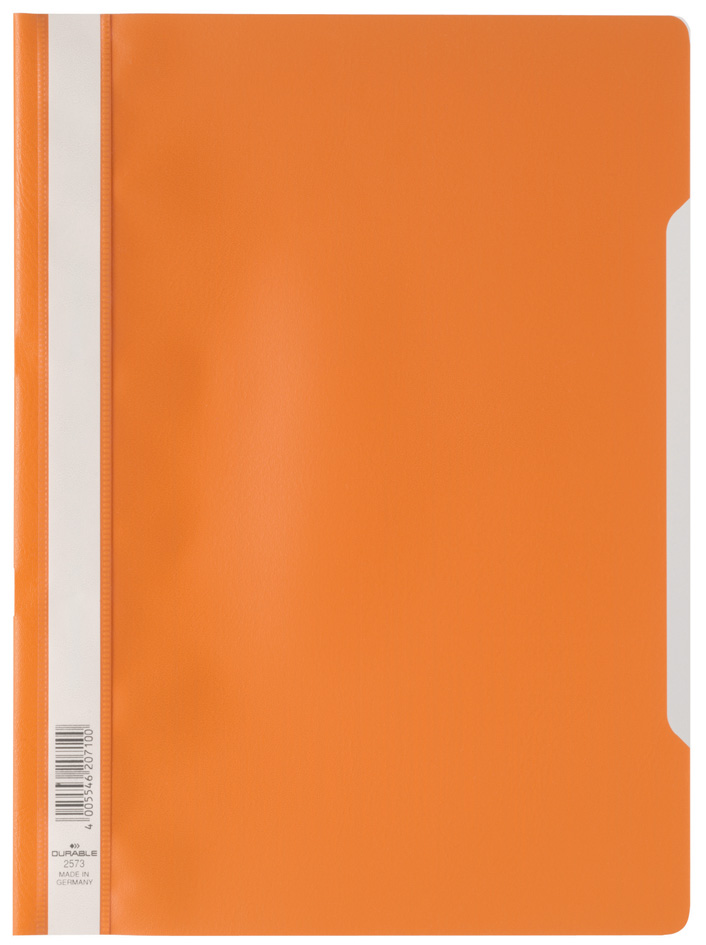 DURABLE Schnellhefter, DIN A4, aus PP-Folie, orange