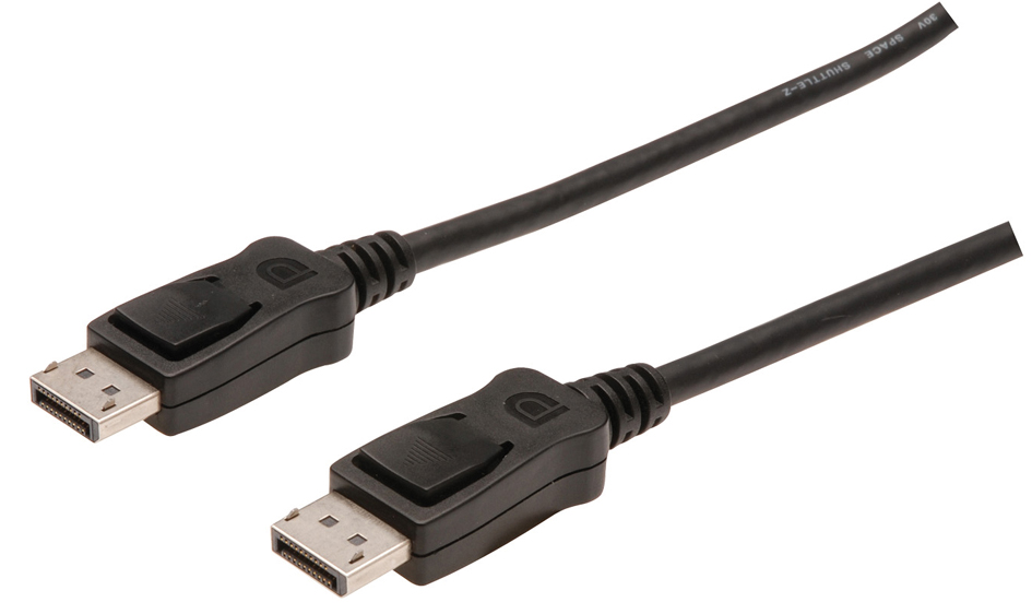 DIGITUS DisplayPort Anschlusskabel, Stecker - Stecker, 2,0 m