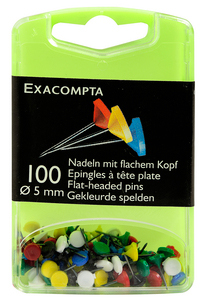 EXACOMPTA Pinnwand-Nadeln, kristall