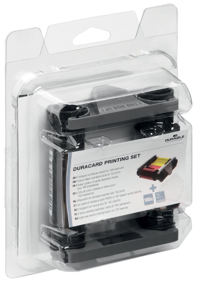 DURABLE Zubehör-Set PRINTING SET für Kartendrucker DURACARD