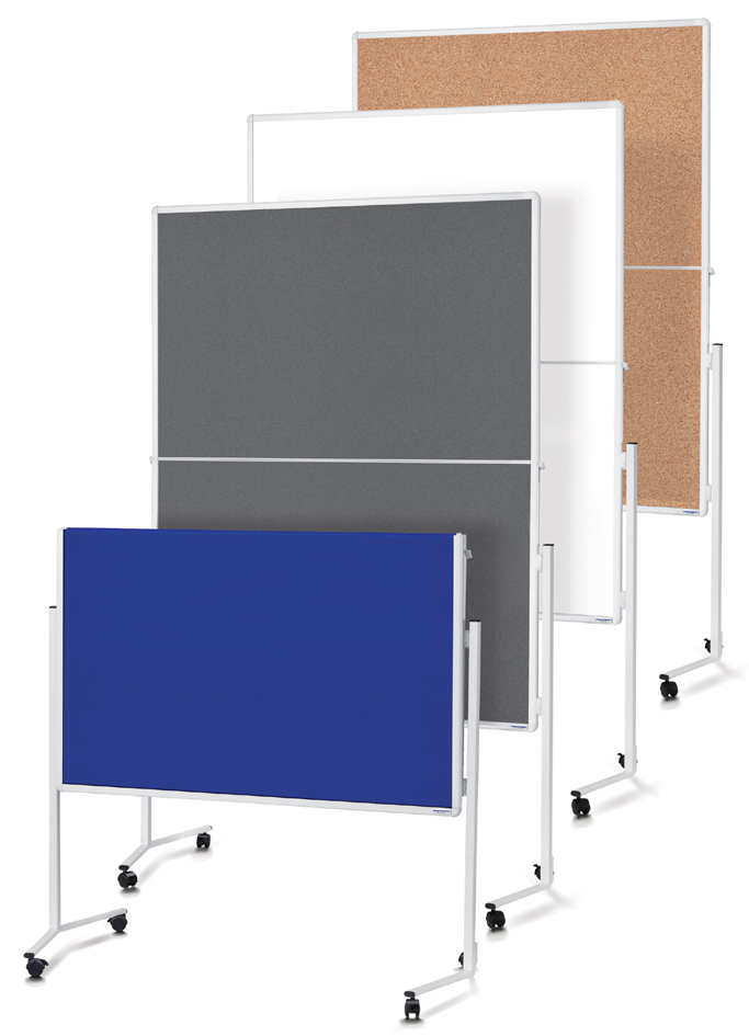 magnetoplan Moderationstafel, (B)1.200 x (H)1.500 mm, blau