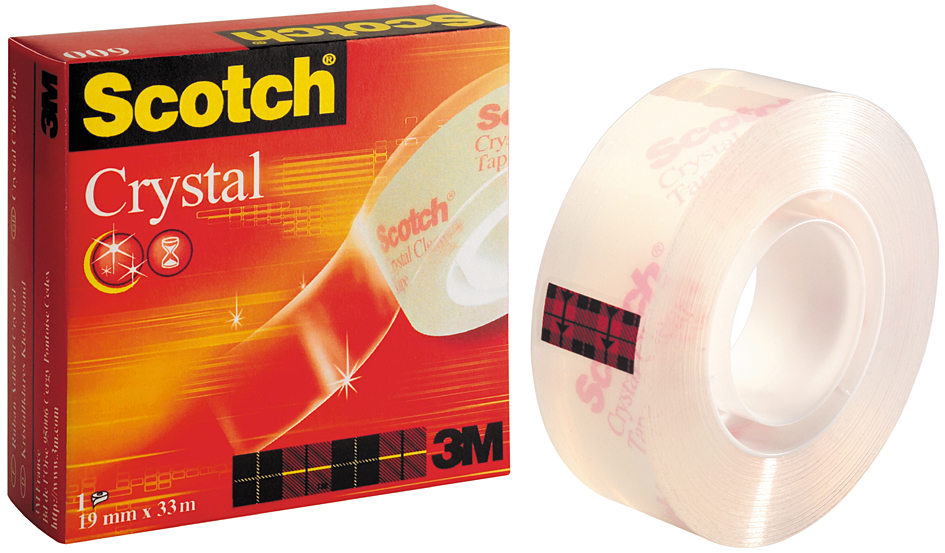 Scotch Klebefilm Crystal Clear 600, Caddy Pack