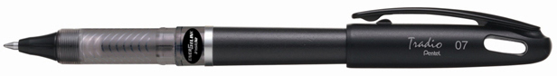 Pentel EnerGel Gel-Tintenroller Tradio BL117W, schwarz