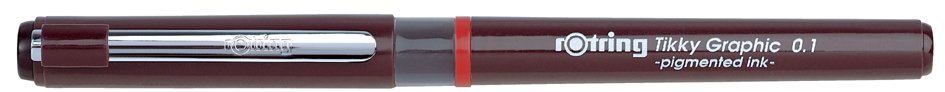 rotring Tikky Graphic Faserschreiber, Strichstärke 0,2 mm