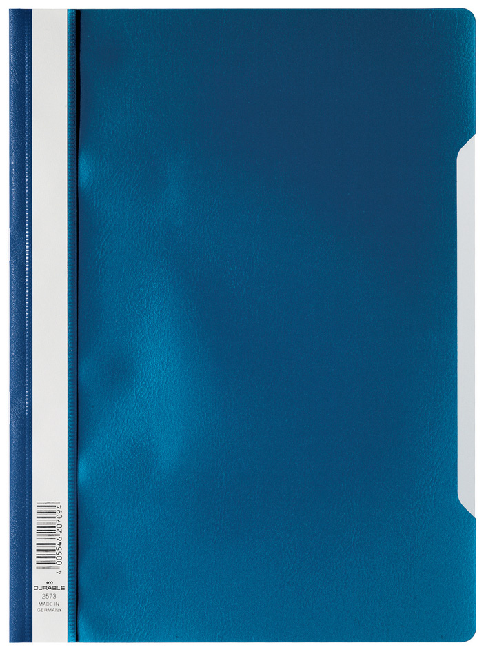 DURABLE Schnellhefter, DIN A4, aus PP-Folie, blau