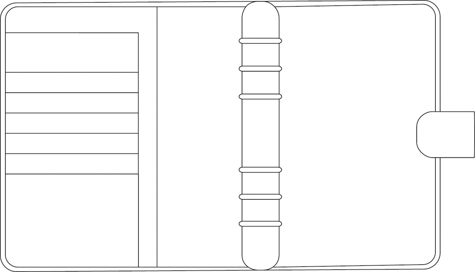 CHRONOPLAN Terminplaner ´Standard Midi Einsteiger´, schwarz