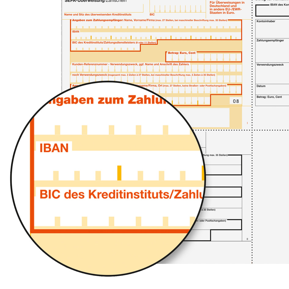 sigel Bankformular ´PC-SEPA-Überweisung´, DIN A4