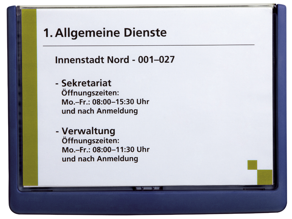 DURABLE Türschild CLICK SIGN, DIN A5, weiß