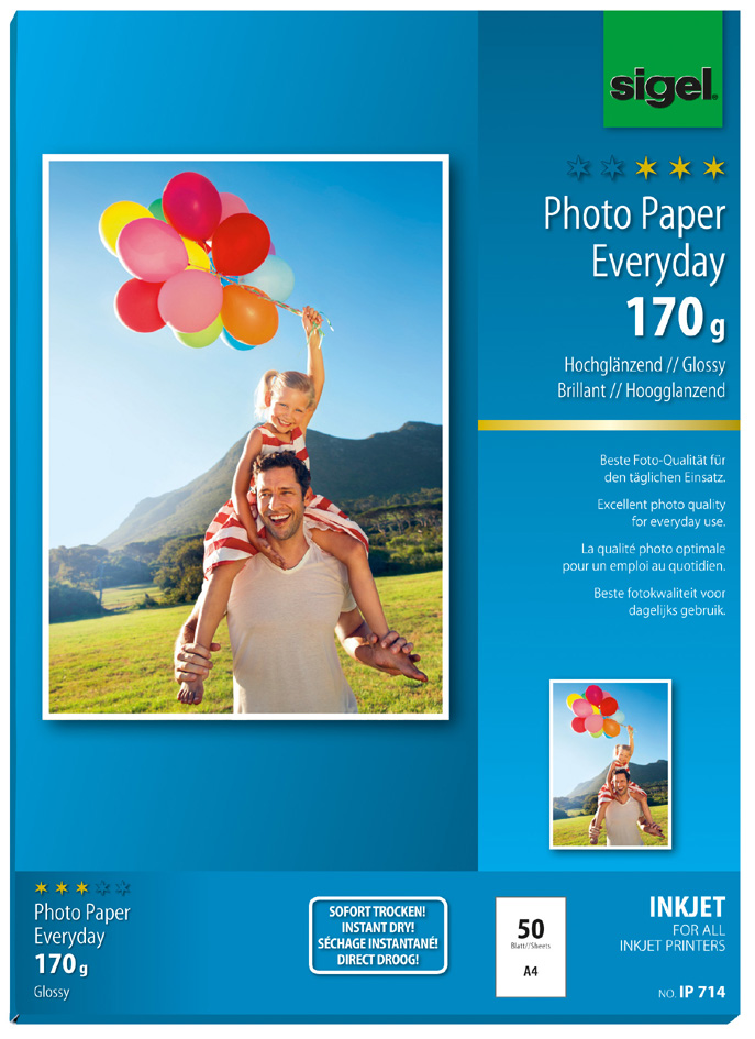 sigel InkJet-Everyday-Foto-Papier ´HOT DEAL´, DIN A4