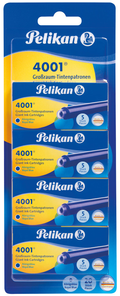 Pelikan Großraum-Tintenpatronen 4001 GTP/5, königsblau