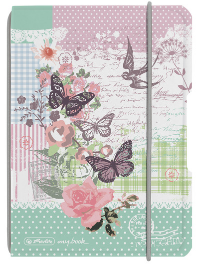 herlitz Notizheft my.book flex Ladylike ´Flowers´, A6