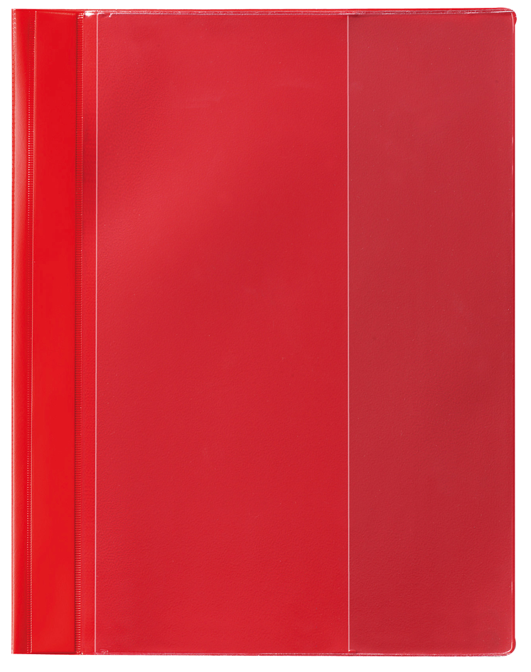 herlitz Schnellhefter Combi, DIN A4 Überbreite, PVC, rot