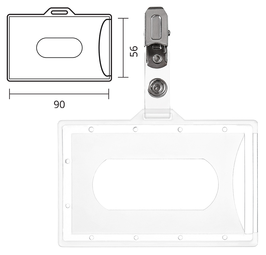 Kartenhalter mit Clip