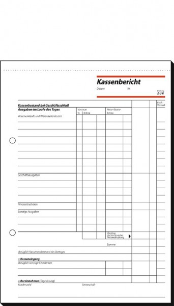 sigel Formularbuch ´Kassenbuch für EDV-Erfassung´, A4