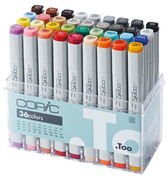 COPIC Profi Marker, 36er Basis Set