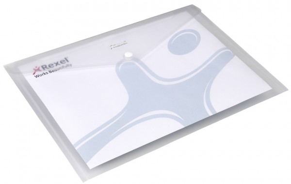 Rexel Dokumententasche ICE, DIN A4 quer, PP, transparent