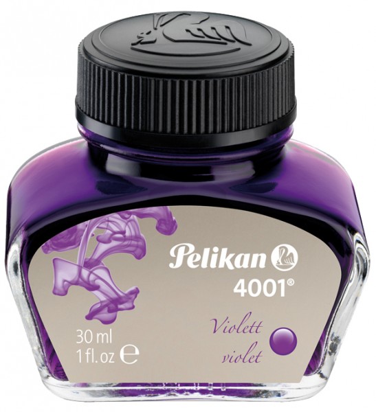 Pelikan Tinte 4001 im Glas, violett, Inhalt: 30 ml