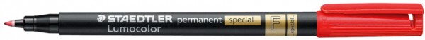 STAEDTLER Lumocolor Permanent-Marker special 319F, rot