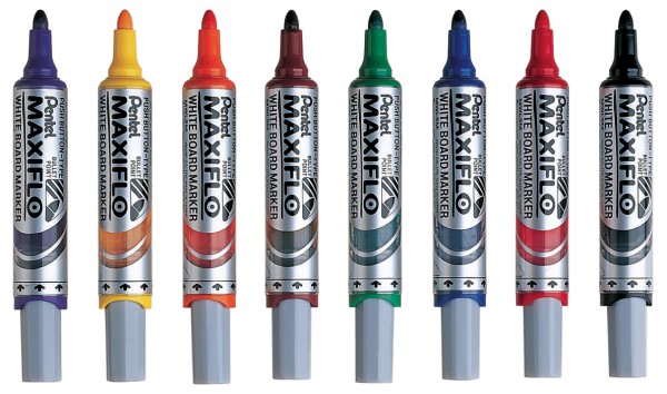 Pentel Whiteboard-Marker MAXIFLO MWL5M, blau | Falambi