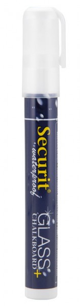 Securit Kreidemarker WATERPROOF MEDIUM, weiß