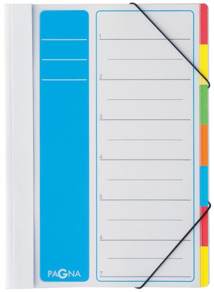 PAGNA Ordnungsmappe DESKORGANIZER Lucy Colors, transparent