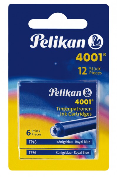 Pelikan Tintenpatronen 4001 TP/6/2/B, königsblau