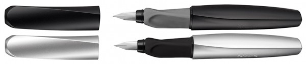 Pelikan Twist Füllhalter, schwarz/grau