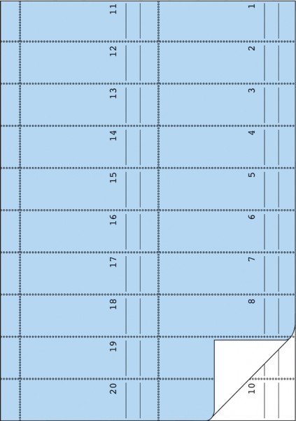 AVERY Zweckform Formularbuch ´Bonbuch´, 105 x 198 mm, gelb